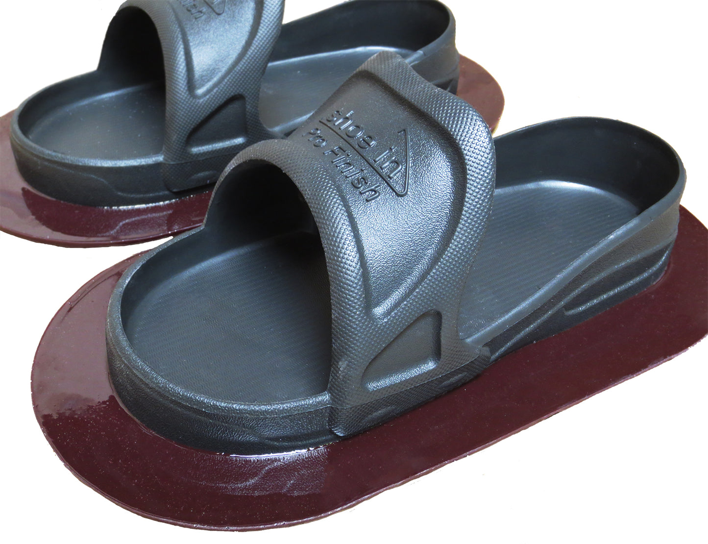 Shoe-In Textured Shoes - Blue Stone Slip on these textured shoes and create patterns in the concrete.