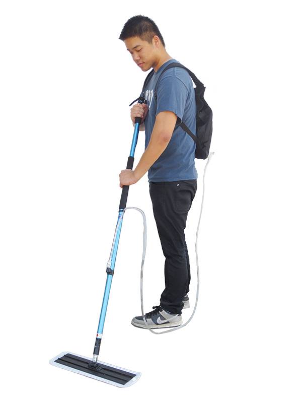 Backpack Applicator make floor applications easy