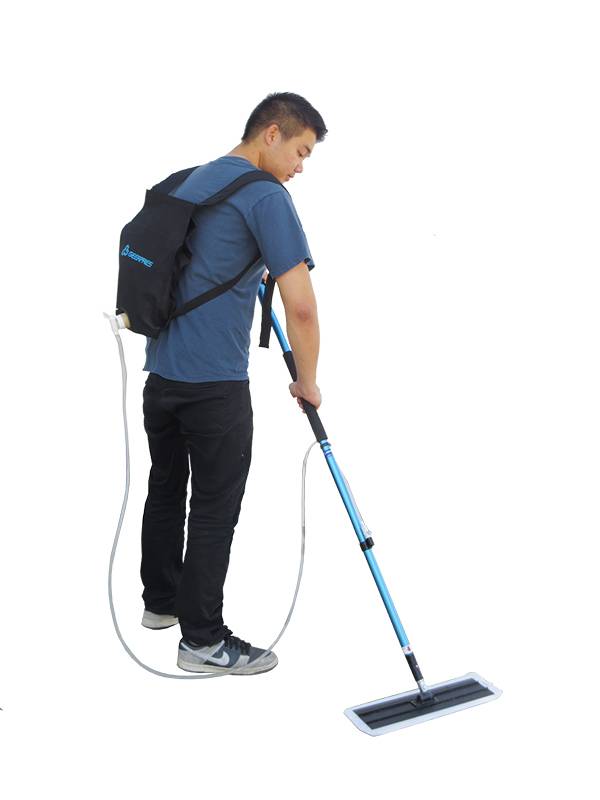 Backpack Applicator make floor applications easy