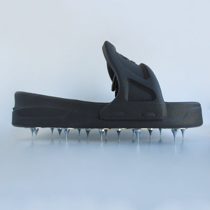 Shoe-In Spiked Shoes allows contractors to keep their shoes on while completing an epoxy coating